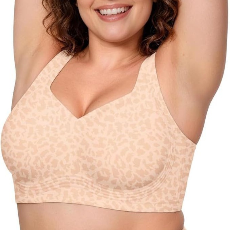 レオパード柄ゼリーブラ ノンワイヤー プッシュアップ ワイヤ - Push Up Bra Padded のレビューと価格