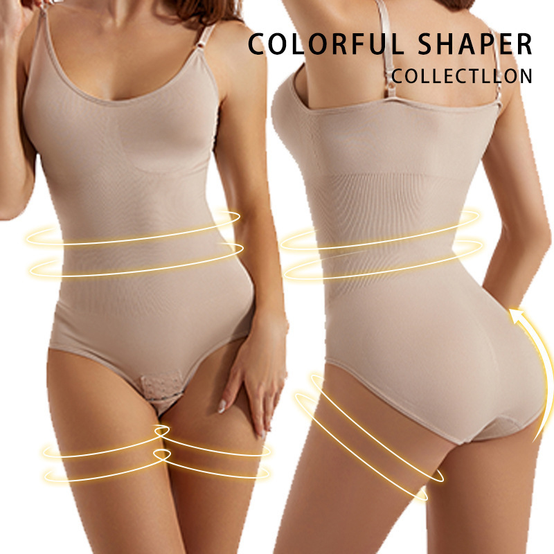 女性用シェイプウェアボディスーツ、お腹引き締めハイウエスト、 - Shapewear Bodysuit Firm のレビューと価格